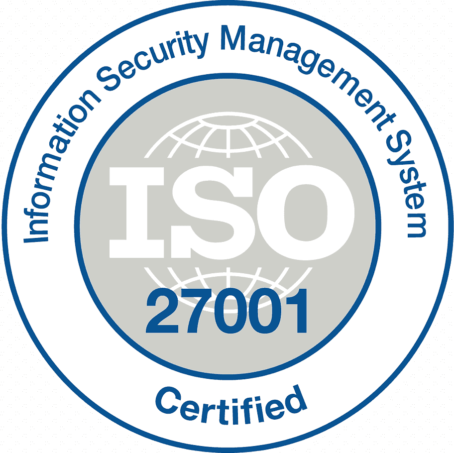 ISO 27001 certified